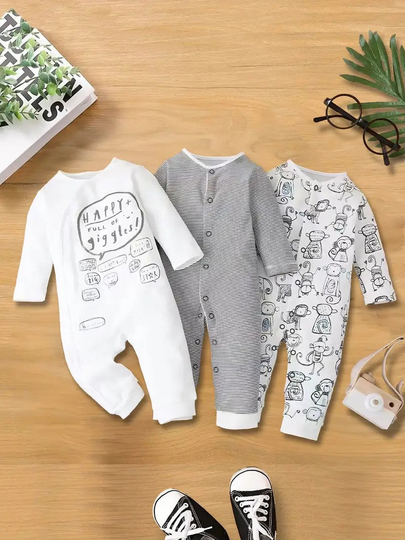 Bodysuits estampado manga larga